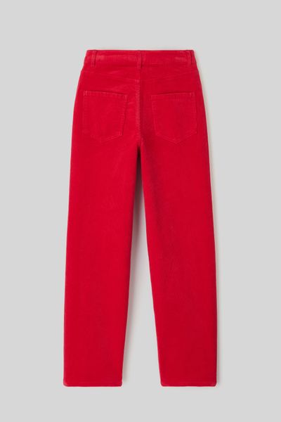 Pantalon straight velours