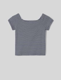 T-shirt col bardot