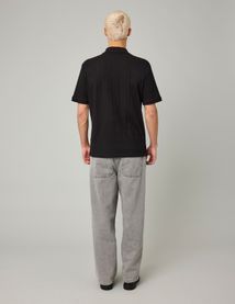 Polo maille fantaisie