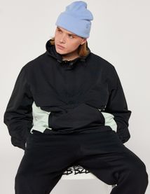 Blouson pop over colorblock