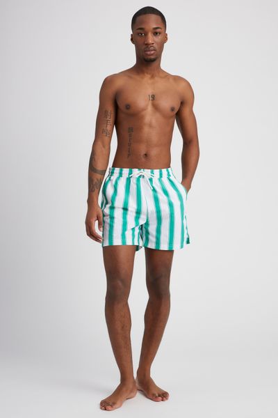 Short de bain rayures