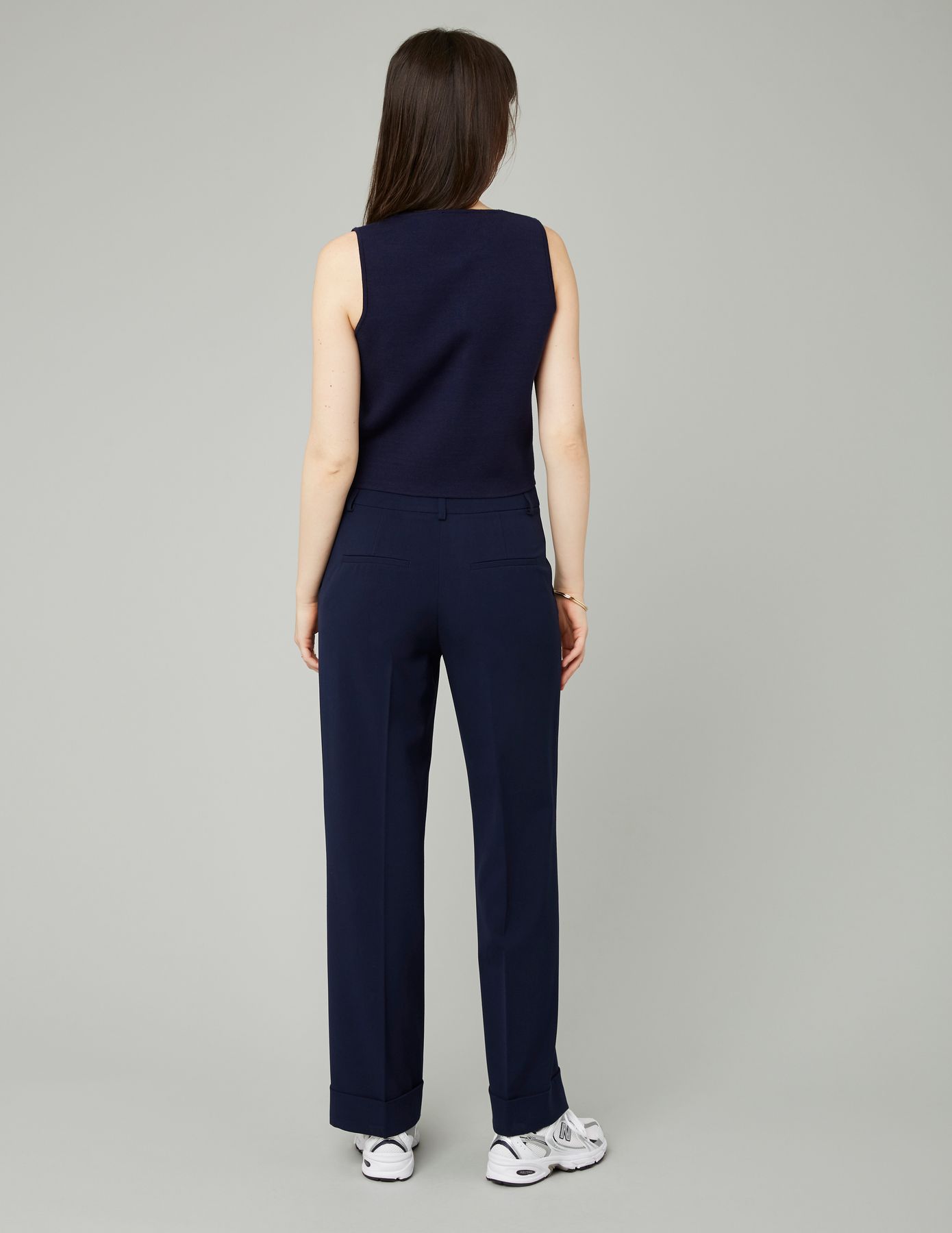 Pantalon à revers