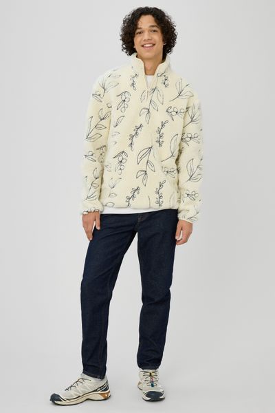 Sweat sherpa brodée