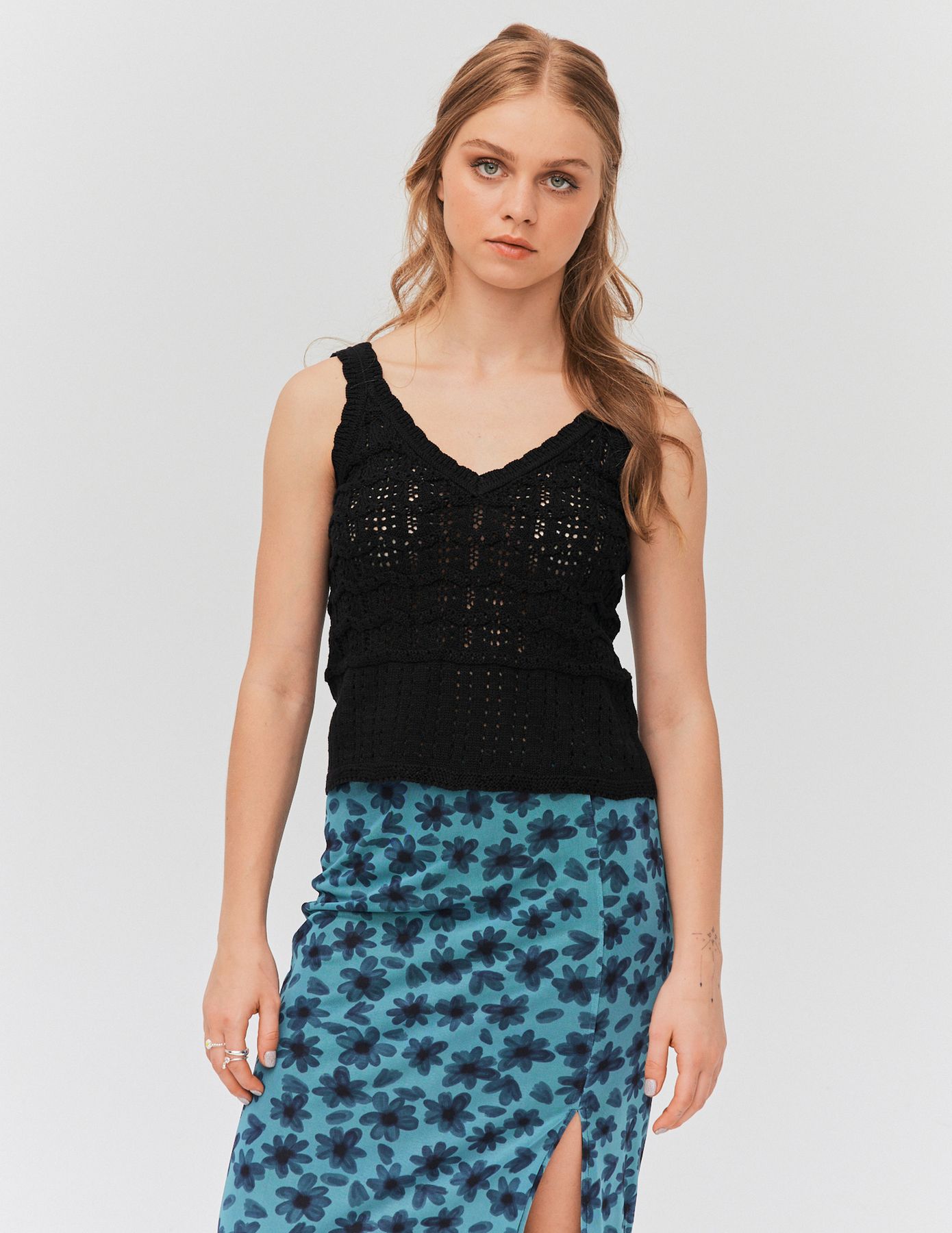 Débardeur en crochet