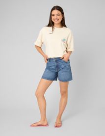 Sweat brod&eacute; manches courtes