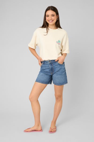 Sweat brod&eacute; manches courtes