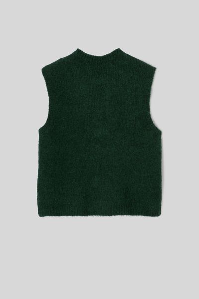 Gilet sans manche &agrave; n&oelig;uds