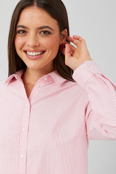 Chemise oxford rayée