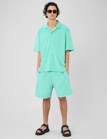 Chemise manches courtes &eacute;ponge