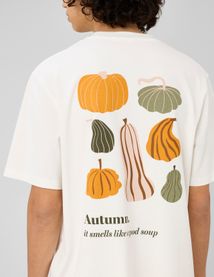 T-shirt imprim&eacute; devant / dos