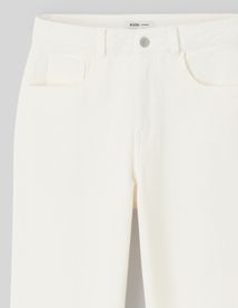 Pantalon straight velours