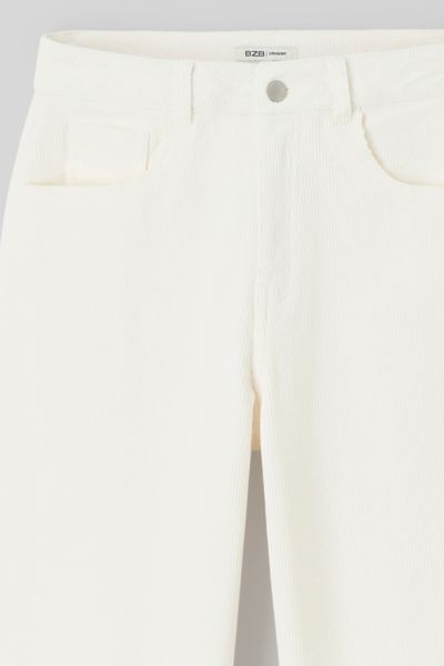 Pantalon straight velours