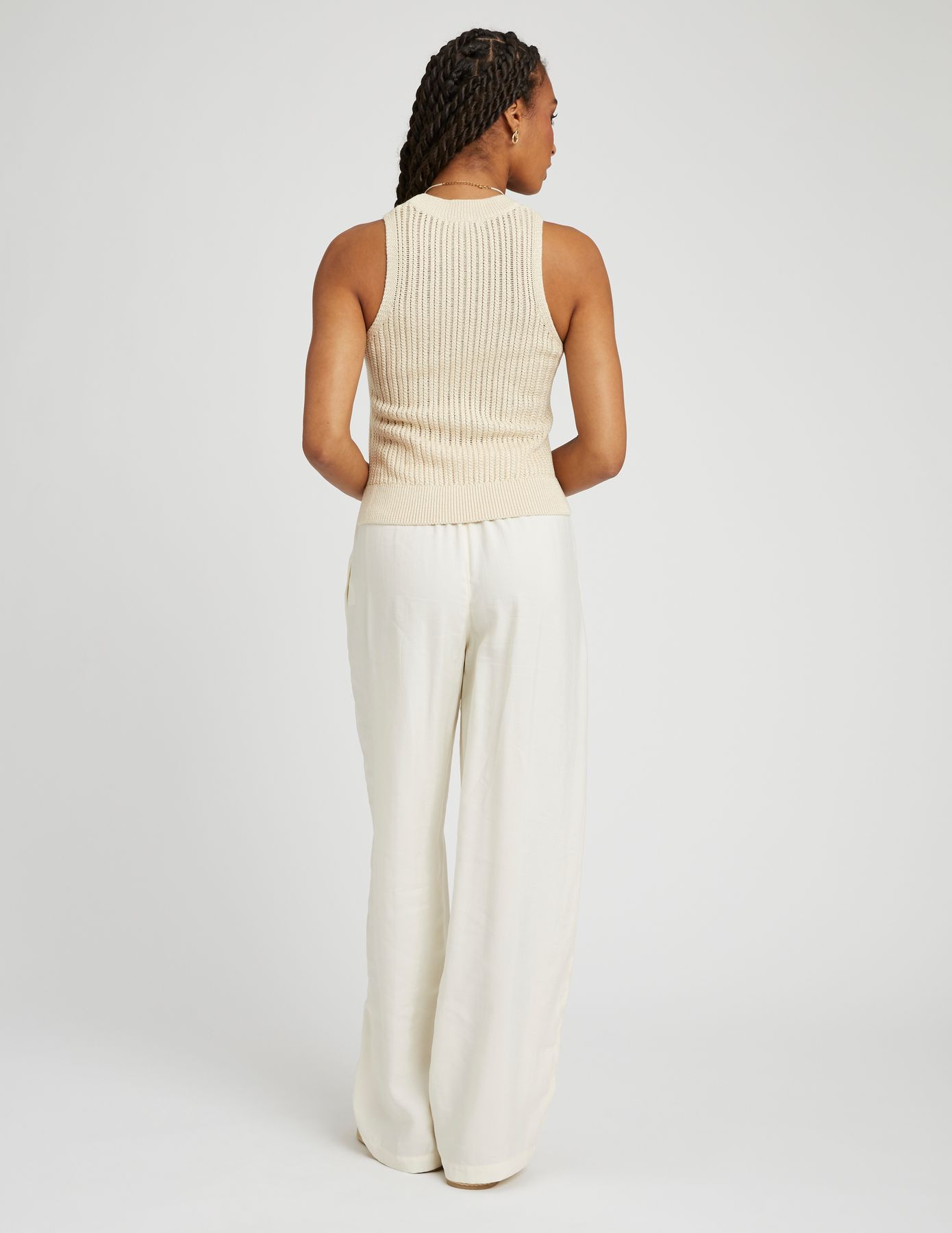 Débardeur en crochet pailleté