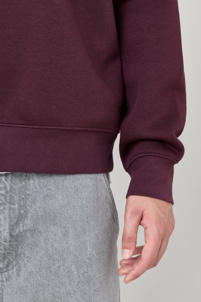 Sweat col polo zippé