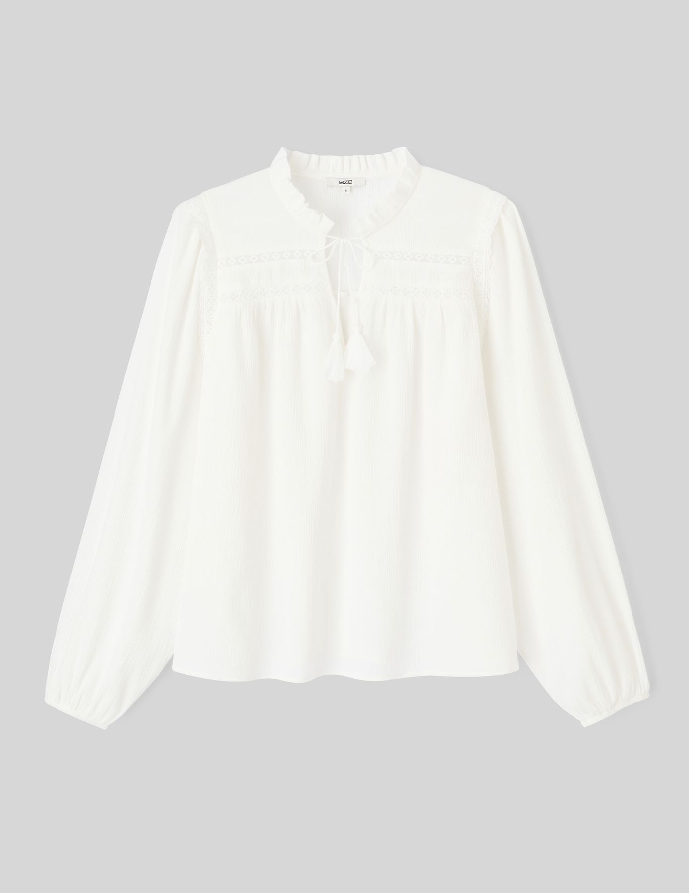 Blouse fluide en crépon