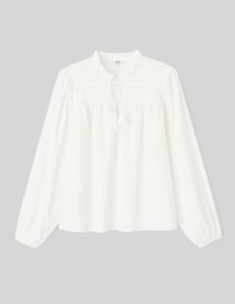 Blouse fluide en crépon