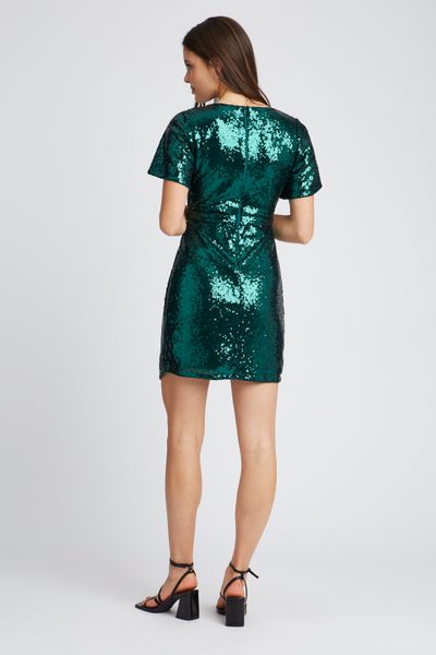 Robe courte sequins