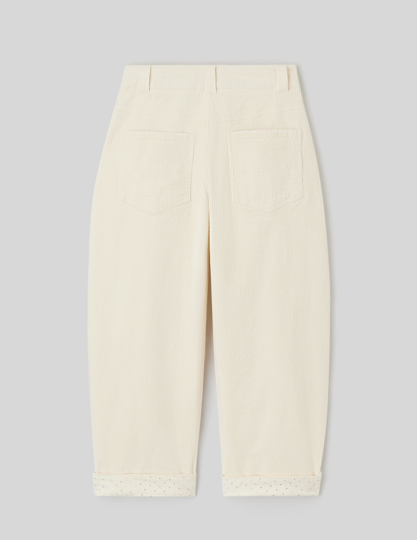 Pantalon balloon en velours