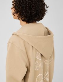 Sweat zipp&eacute; &agrave; capuche