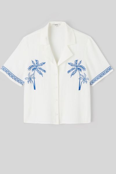 Chemise brodée