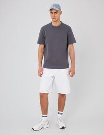 Bermuda en jean blanc fantaisie