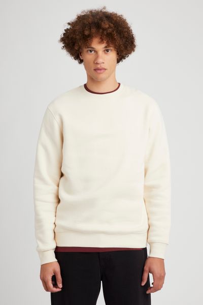 Sweat col rond brodé message