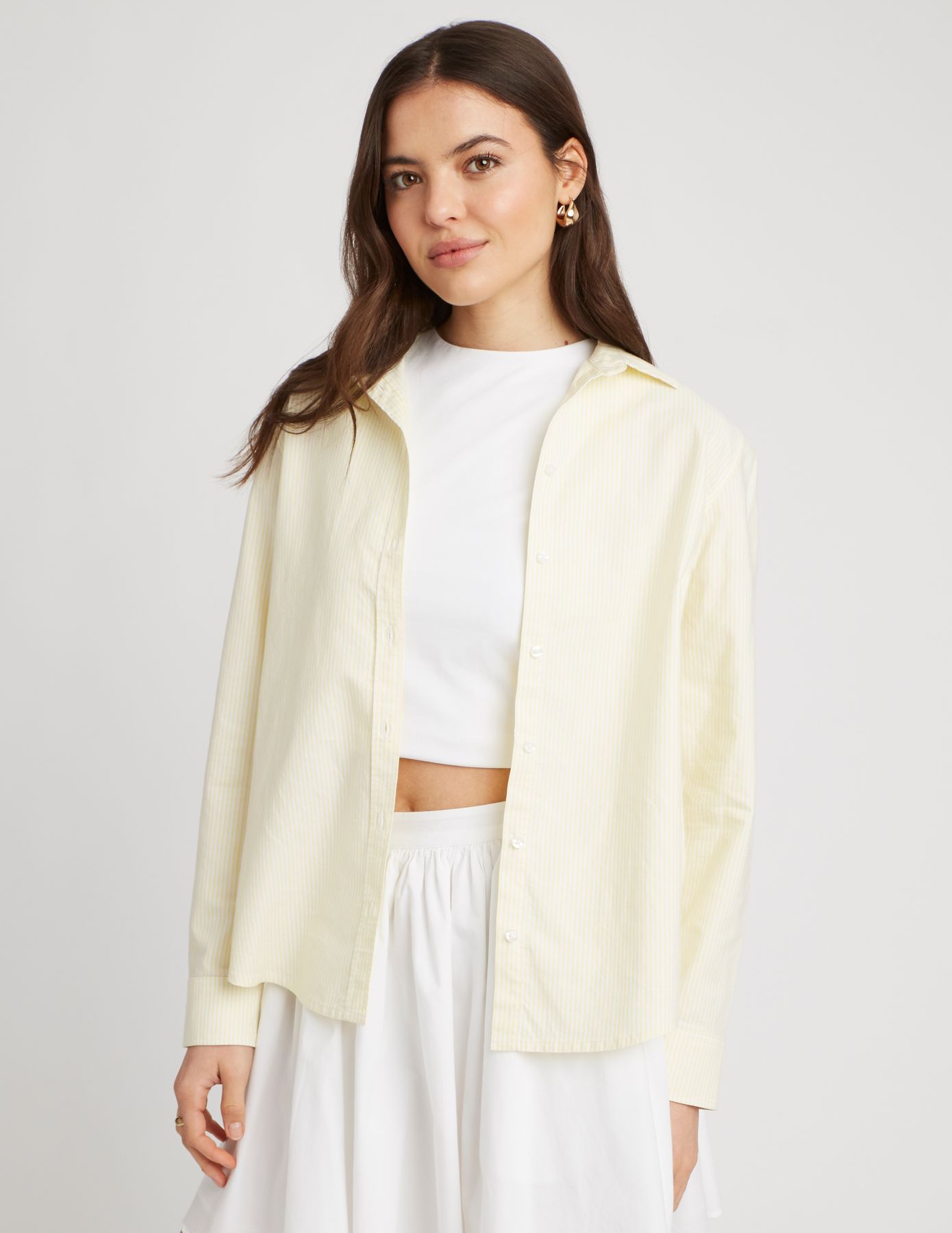 Chemise oxford rayée