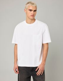 T-shirt boxy poche
