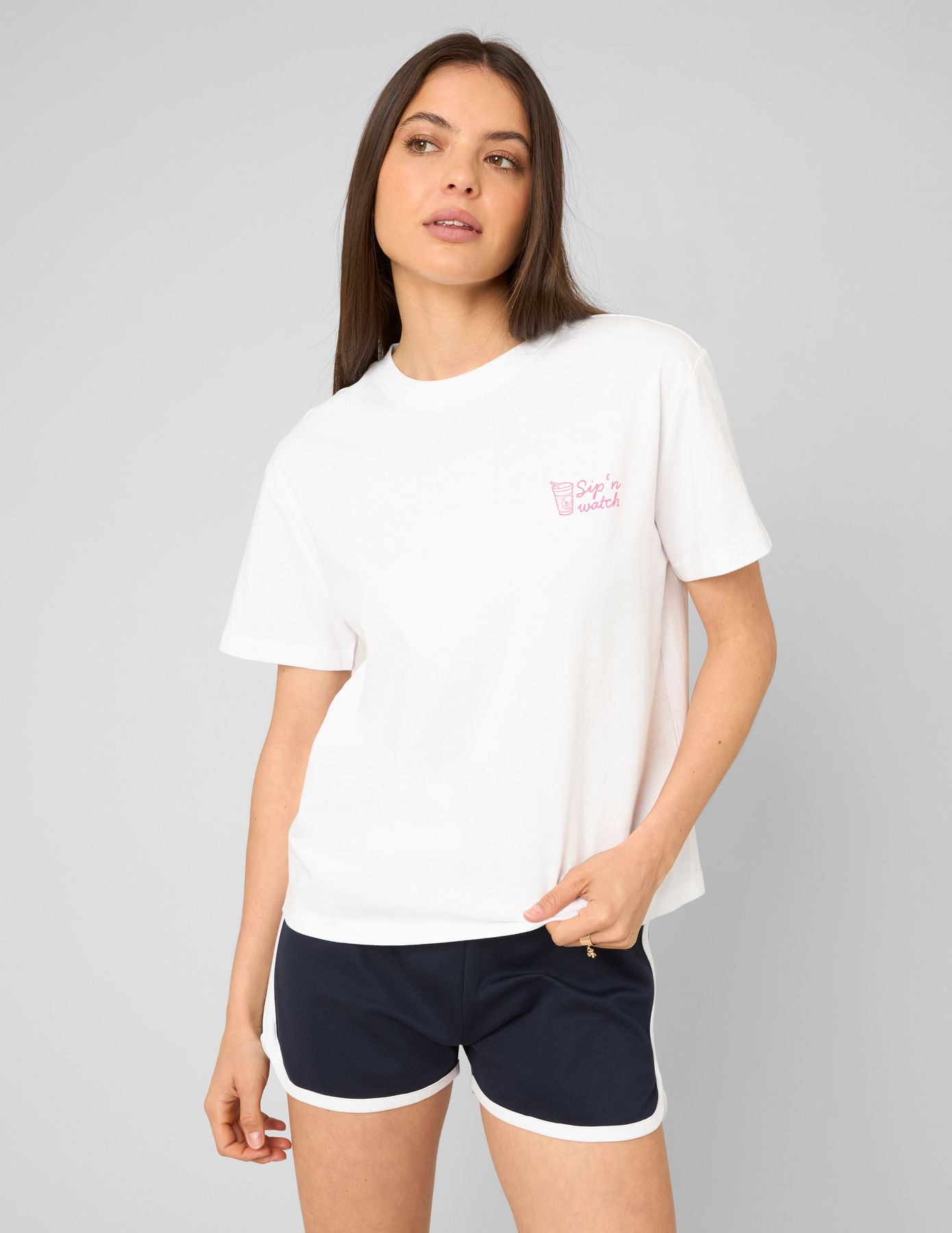 T-shirt imprim&eacute; devant/ dos