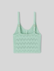 D&eacute;bardeur en crochet ajour&eacute;