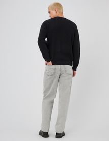 Jean loose gris clair