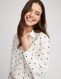 Chemise à pois
