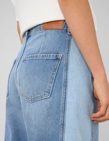 Jean balloon bicolore