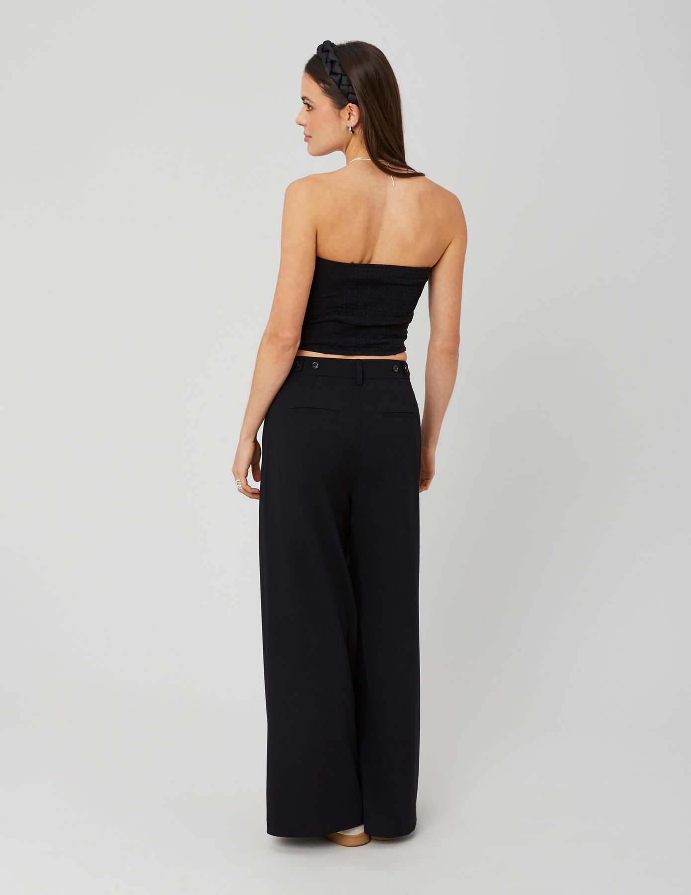 Bustier à volant pailleté