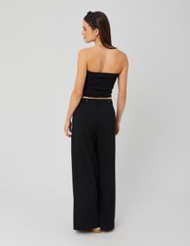 Bustier à volant pailleté