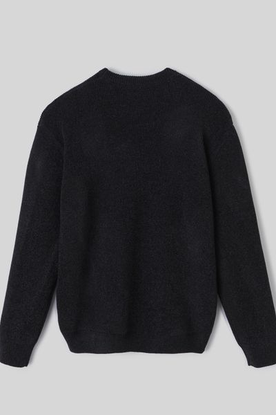 Pull chenille col rond