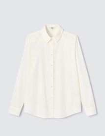 Chemise en popeline unie