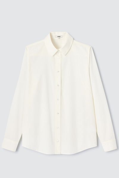 Chemise en popeline unie