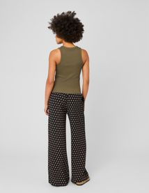 Pantalon fluide imprim&eacute;
