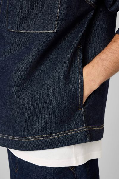 Veste en denim zipp&eacute;e