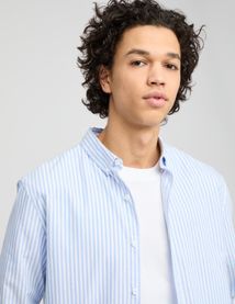 Chemise rayée droite