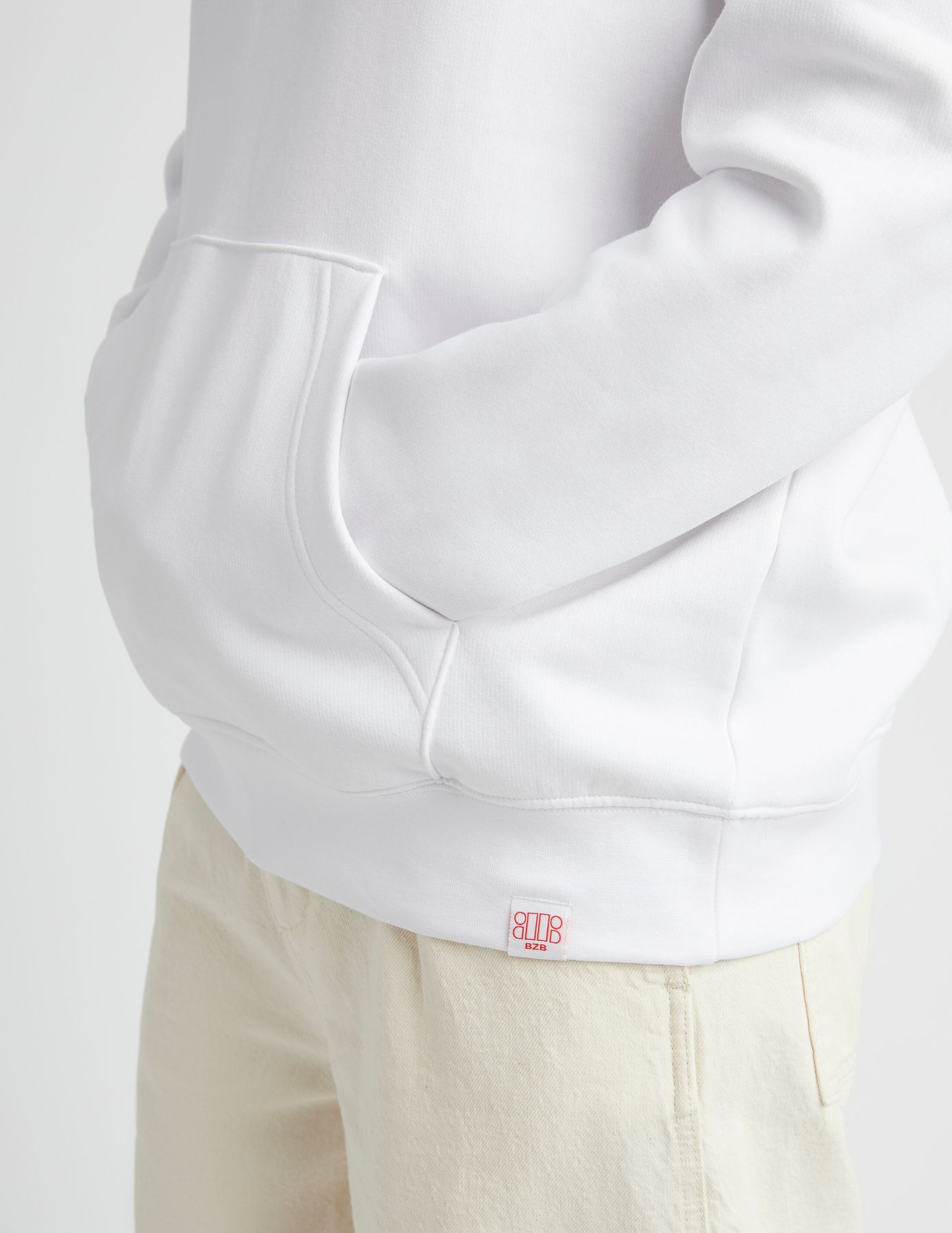Sweat à capuche imprimé devant dos