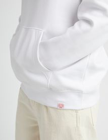 Sweat à capuche imprimé devant dos