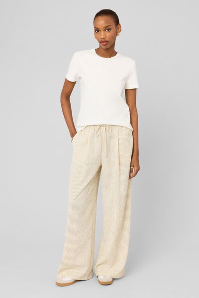 Pantalon fluide ray&eacute;