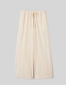 Pantalon broderie anglaise