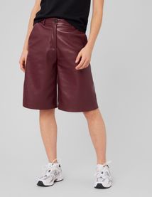 Bermuda tissu enduit