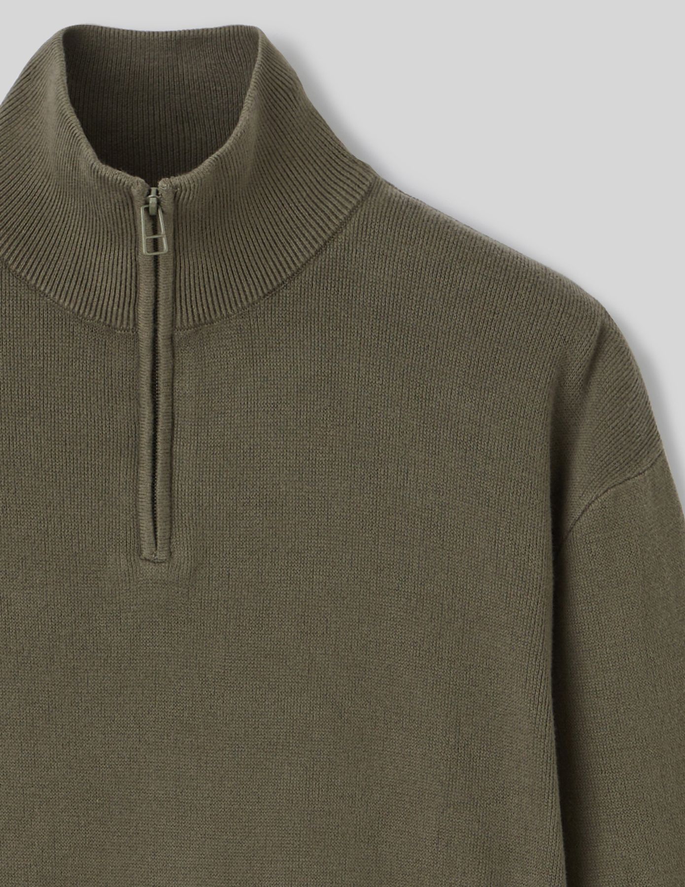 Pull col montant zippé