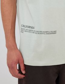 T-shirt imprimé matière texturé