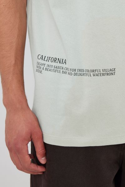 T-shirt imprimé matière texturé