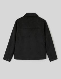 Veste zipp&eacute;e en su&eacute;dine